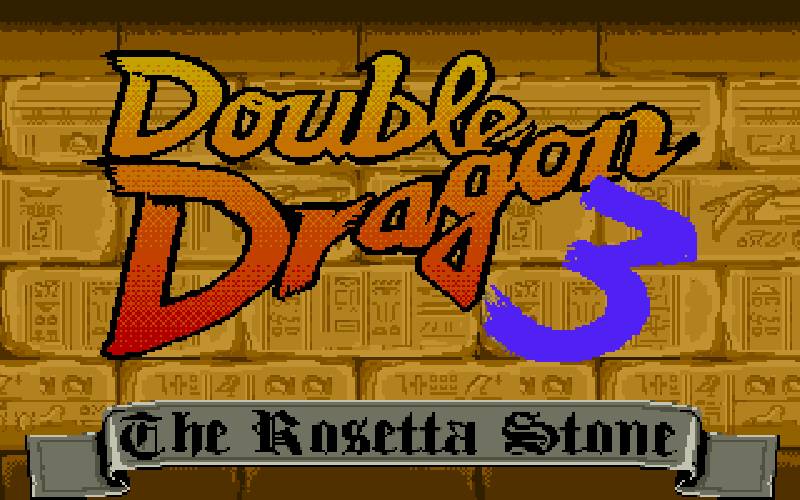 Double Dragon 3 dos - 1 Title fm-dosbox