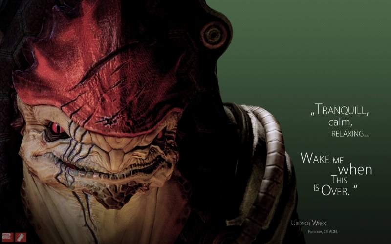 Mass Effect 3 - Wrex Bromance