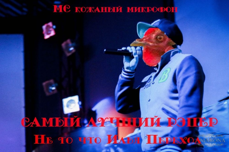 MC кожаный микрофон