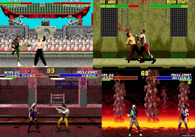 Mortal Kombat II (Sega) мортол комбат 2