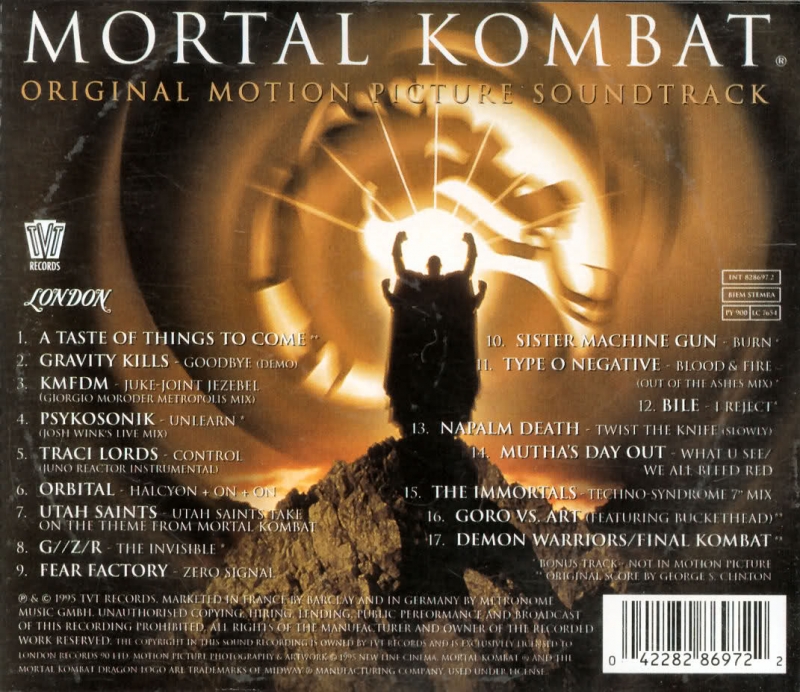 Мортал Комбат (Mortal Kombat) -ost- - 1995