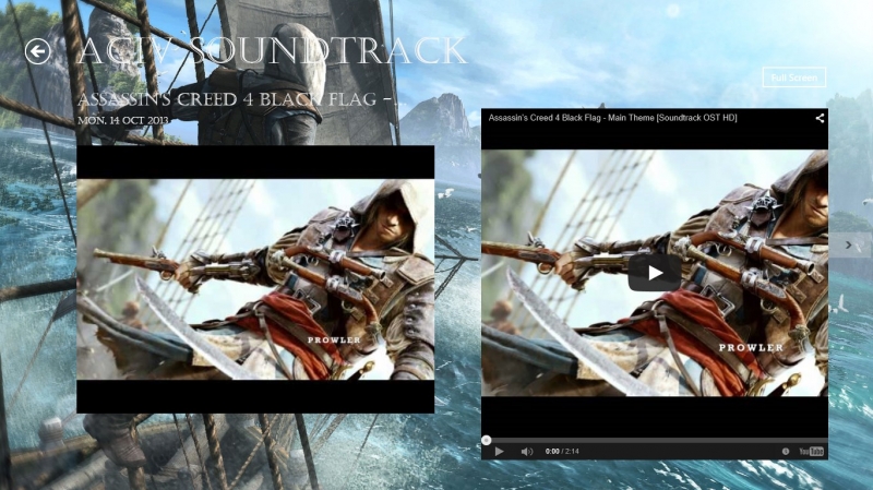 Assassin's Creed 4 Black Flag Soundtrack HD Gameplay Reveal OST