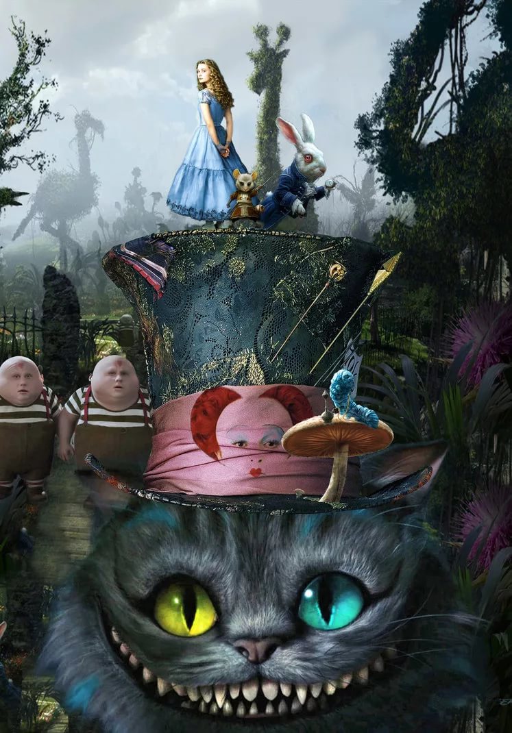OST Алиса в стране чудес - Чеширский Кот и Алиса