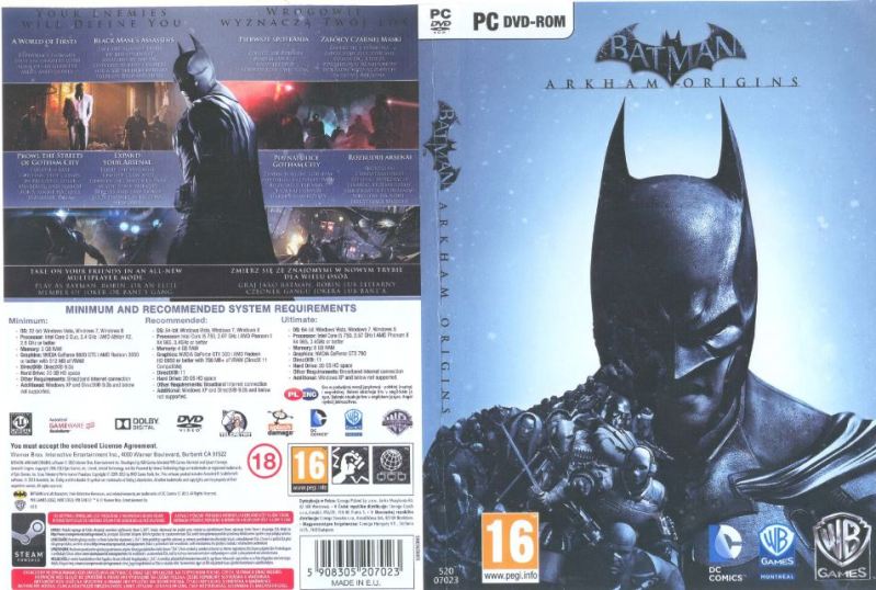 OST Baan Arkham Origins