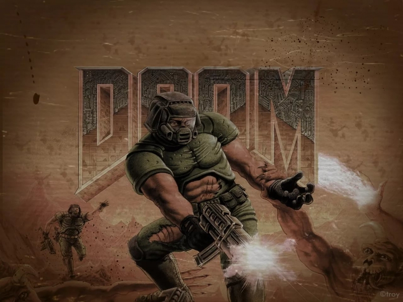 OST Doom 1 (PC Game) - E1M1 GRAVIS ULTRASOUND SOUDCARD