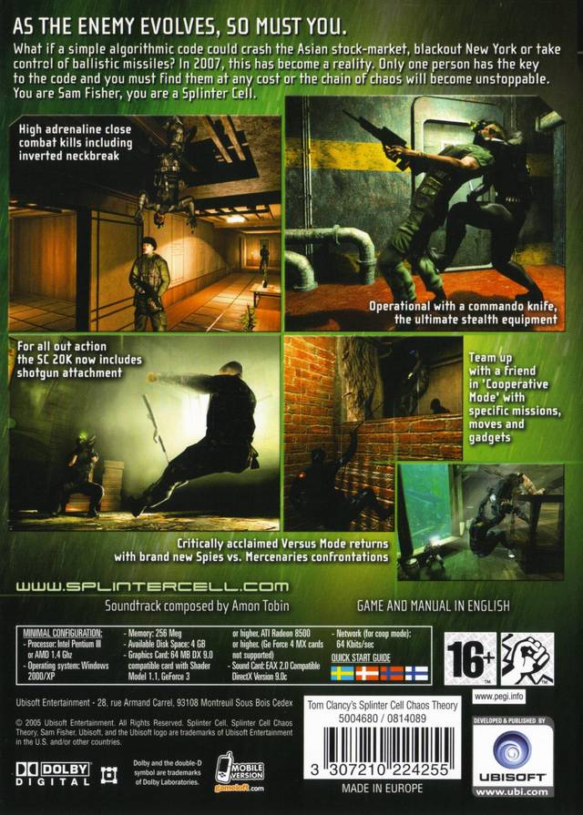 OST Splinter Cell Chaos Theory