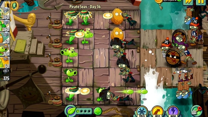 Plants vs Zombies 2 - Pirate Seas