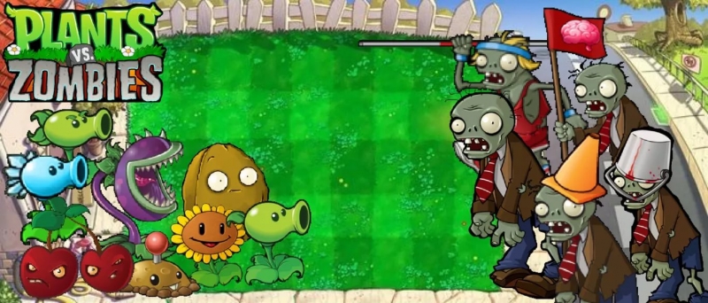 Plants Vs Zombies - First Day