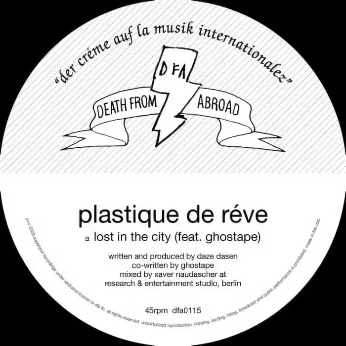 plastique de reve feat. ghostape - lost in the city