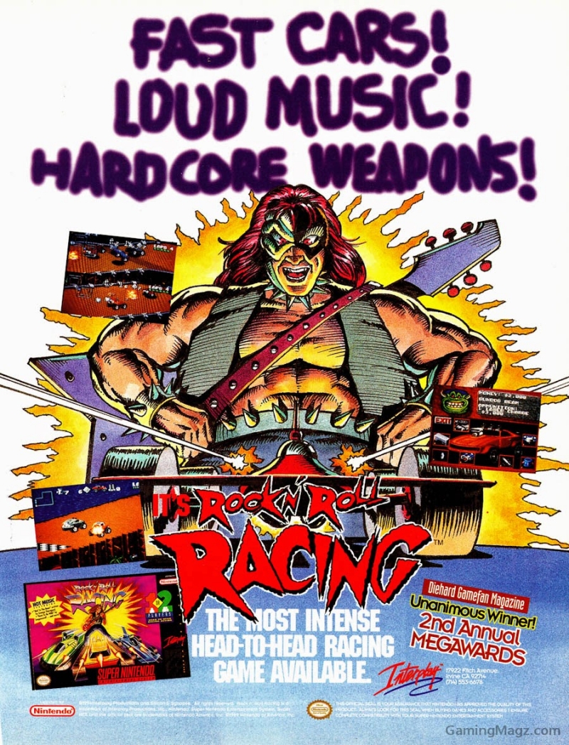 Rock n' Roll Racing [SNES] - George Thorogood - Bad to the bone