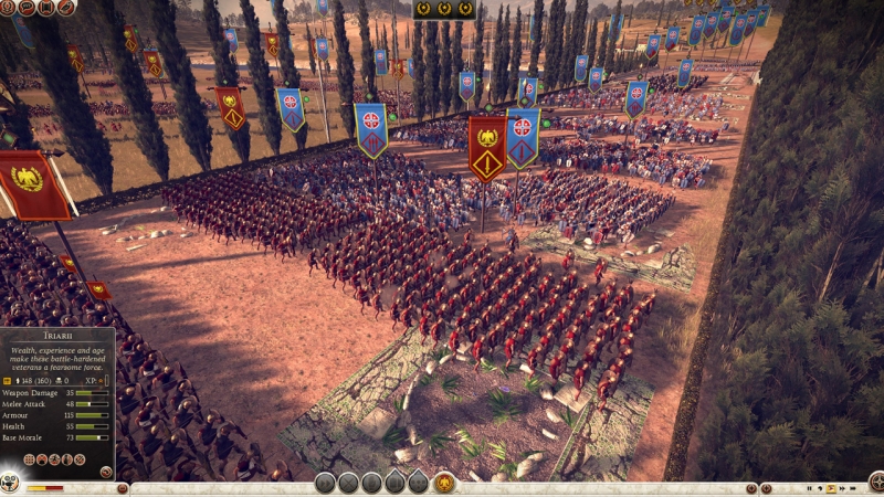 Rome Total War - Distribution of Army
