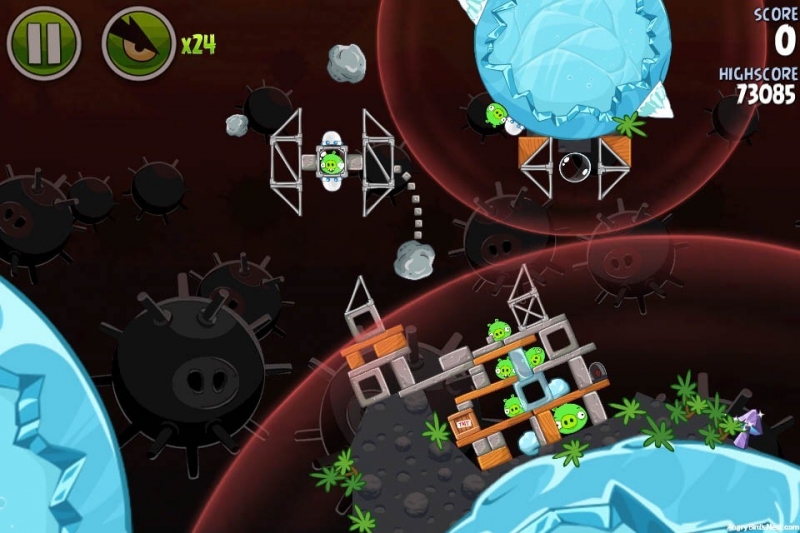 Rovio Moblie - Angry birds space danger zone