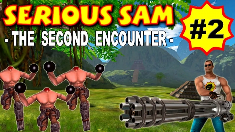 Serious Sam The Second Encounter - Valley of the Jaguar Fight