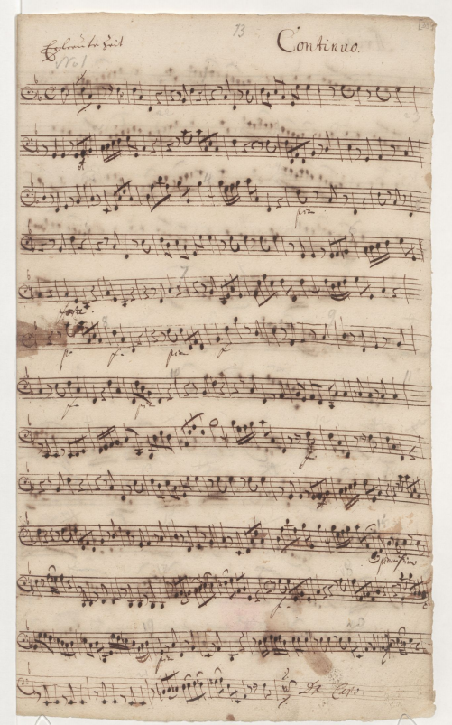Иоганн Шенк - Соната для виолы да гамба и бассо континуо №1 ре мажор "Эхо Дуная" VI. Adagio