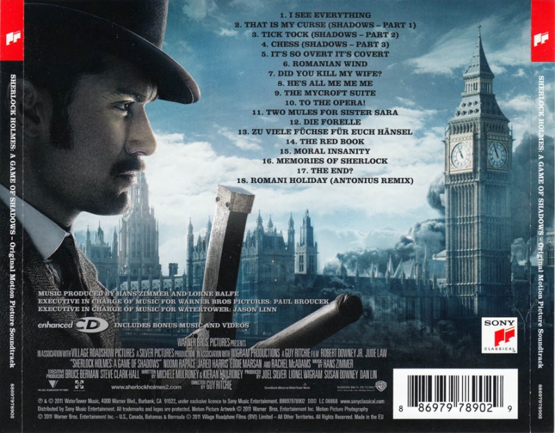 Шерлок Холмс Игра теней / Sherlock Holmes A Game of Shadows - OST