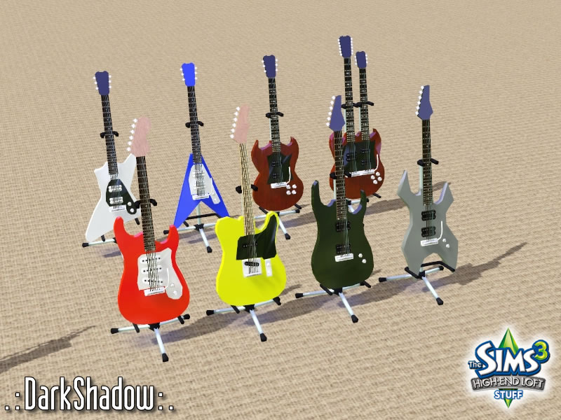 Sims 3 - Когда обучается игре на эл. гитаре записывал на микрофон, мож потом найду в ресурсах игры норм версию