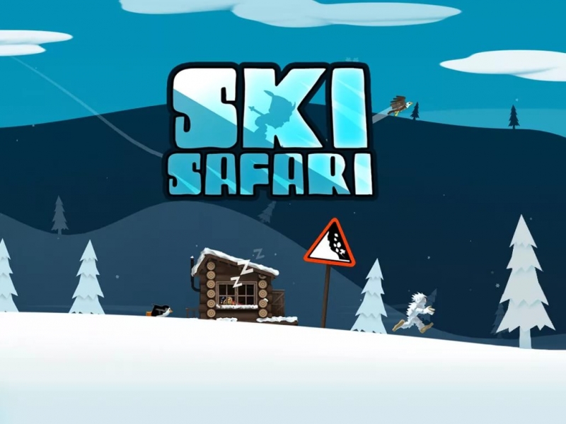 Ski Safari - Музыка, когда играешь в игру.2