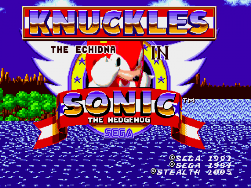 Sonic the hedgehog & Knuckles the echidna - flying battery - dead batteries sega genesis
