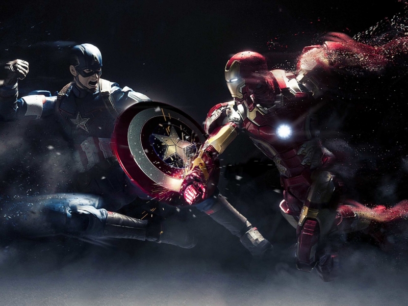 СRB - Капитан Америка vs Железный Человек 2