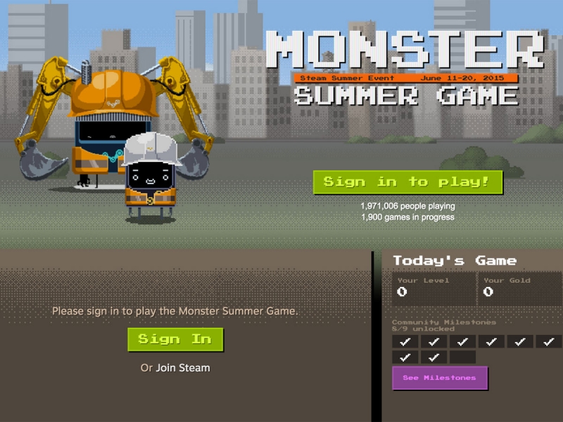 Steam - Чудовищная игра Summer Sale 2015