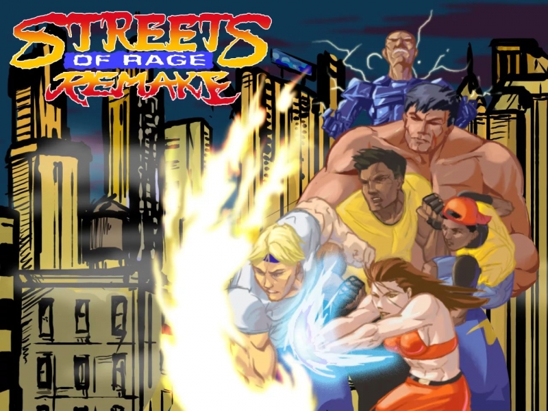 Streets Of Rage Remake - Fighting On The Street
