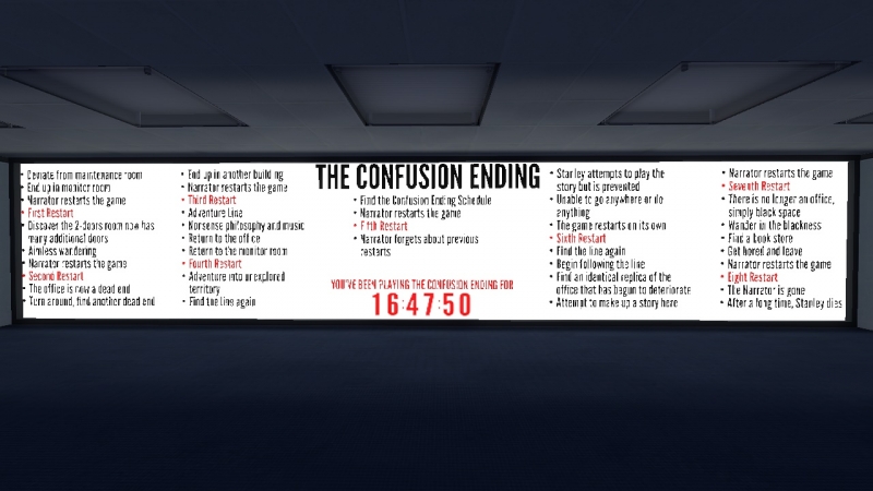 The Stanley Parable - Confusion ending speech