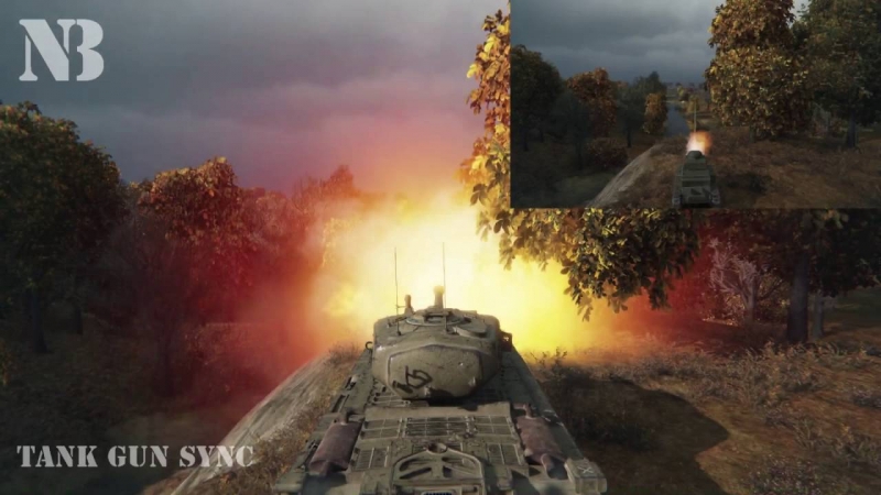 World of tanks Tank Gun Sync