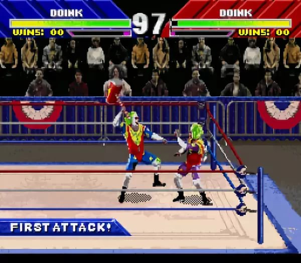WWF Wrestlemania The Arcade Game - Doink The Clown