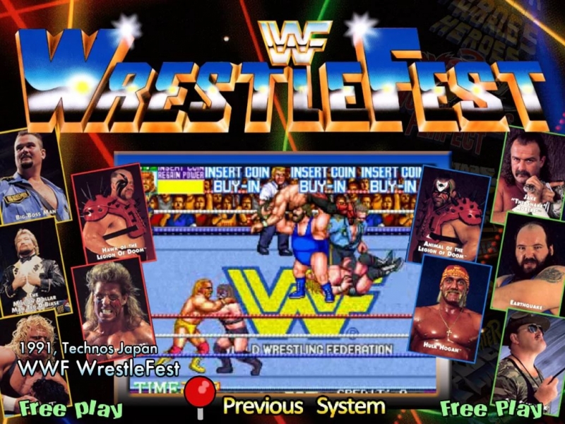 WWF Wrestlemania The Arcade Game - Round 2 G2VA2.3
