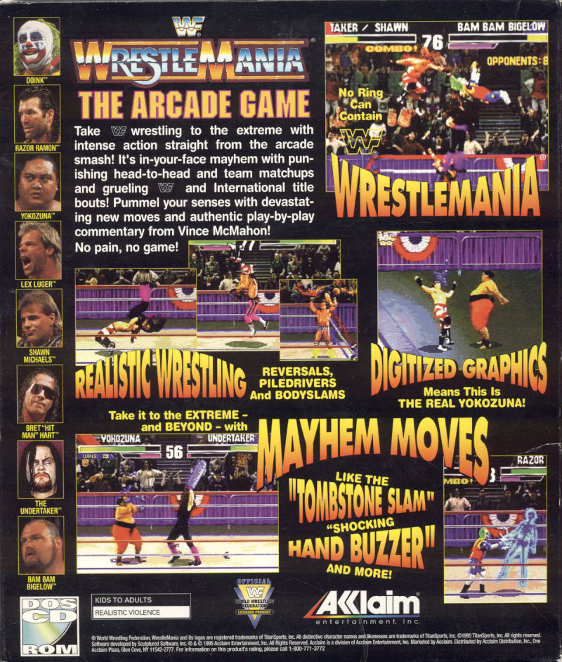 WWF Wrestlemania The Arcade Game - Undertaker