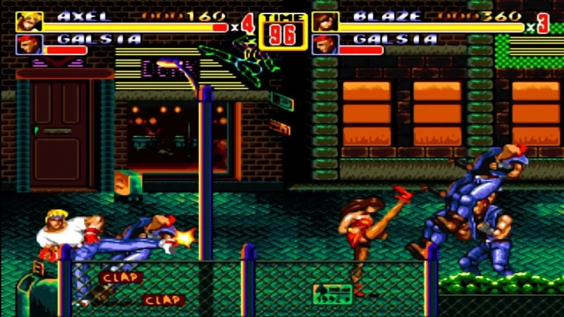 Go Straight from Streets of Rage 2